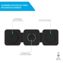 Fixed MagFlex 3-in-1 Ladestasjon for iPhone