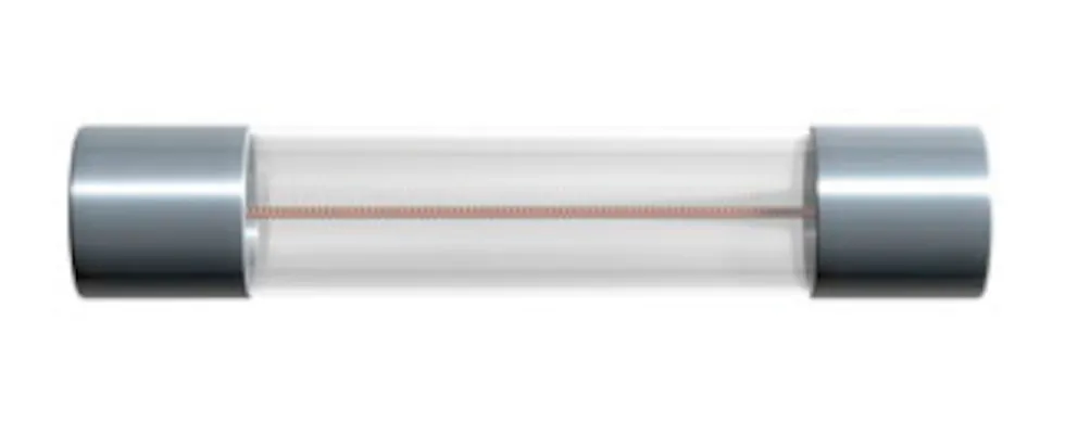 Glassrørsikring 6 x 32 mm 1 A Trege (T) 10-pk.