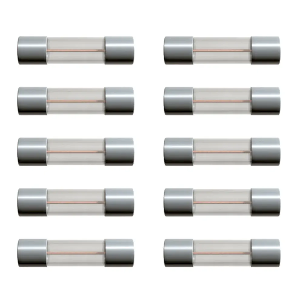Glassrørsikring 5 x 20 mm 1 A Trege (T) 10-pk.