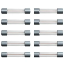 Glassrørsikring 6 x 32 mm 2 A Trege (T) 10-pk.