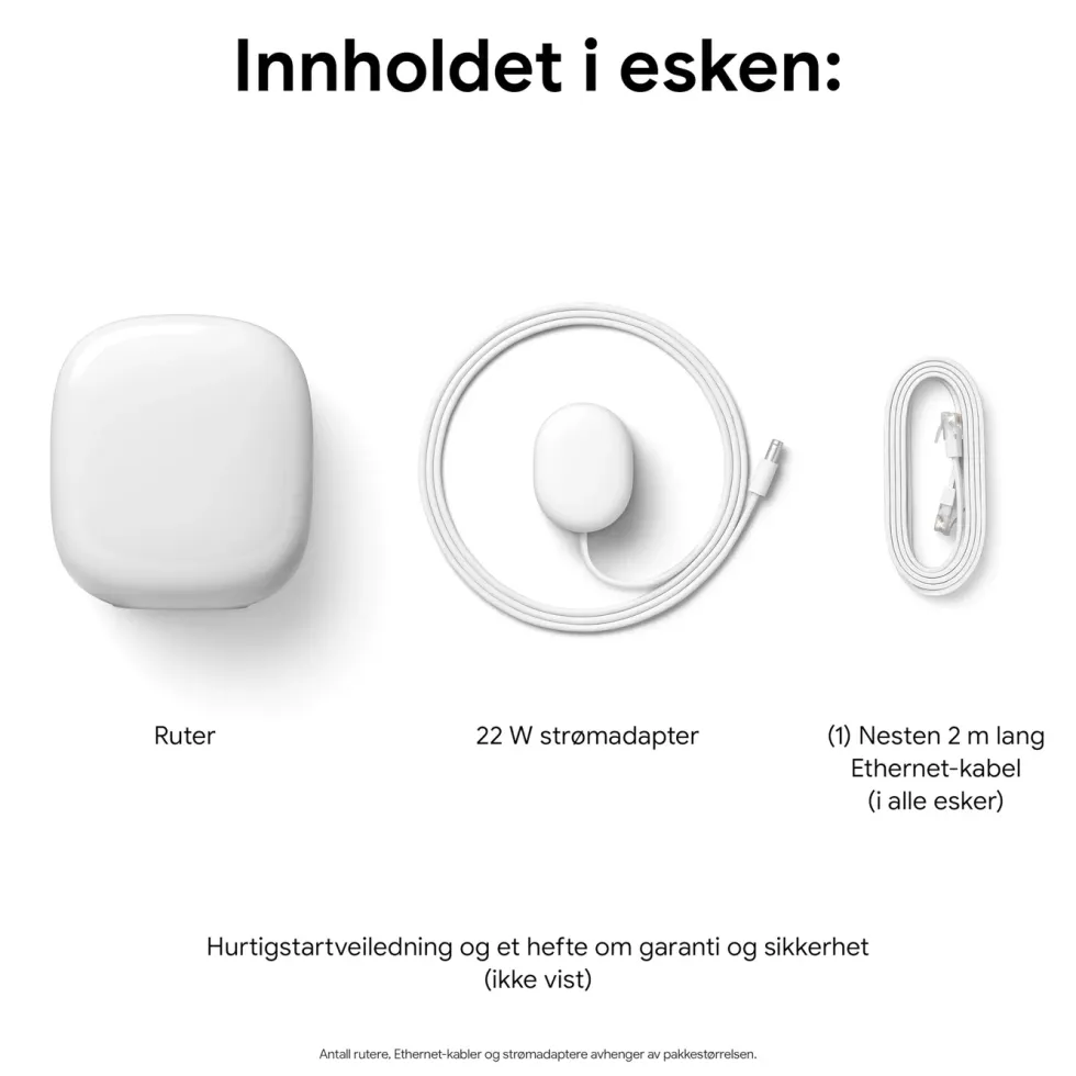 Google Nest Wifi Pro AXE4200 3-pk.