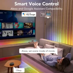 Govee RGBIC LED-list med wifi og Bluetooth 5 m