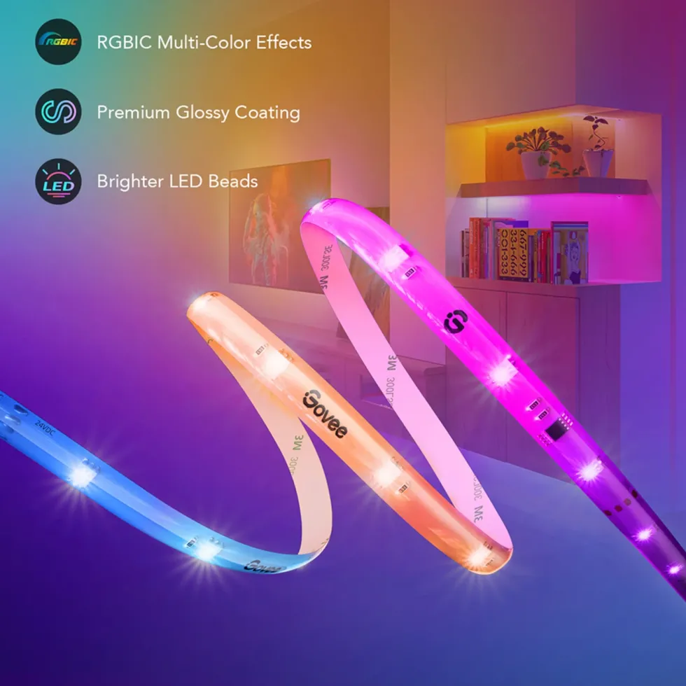 Govee RGBIC LED-list med wifi og Bluetooth 5 m