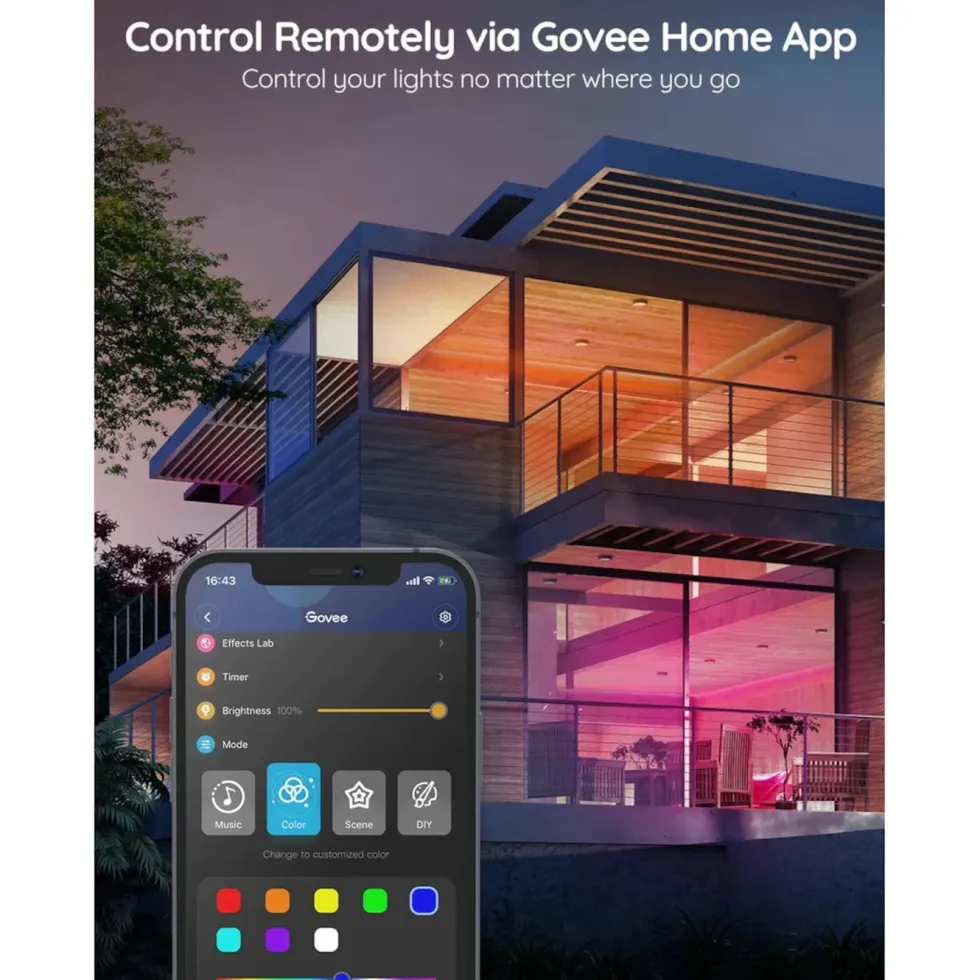 Govee RGB Smart LED-list med wifi og Bluetooth 5 m