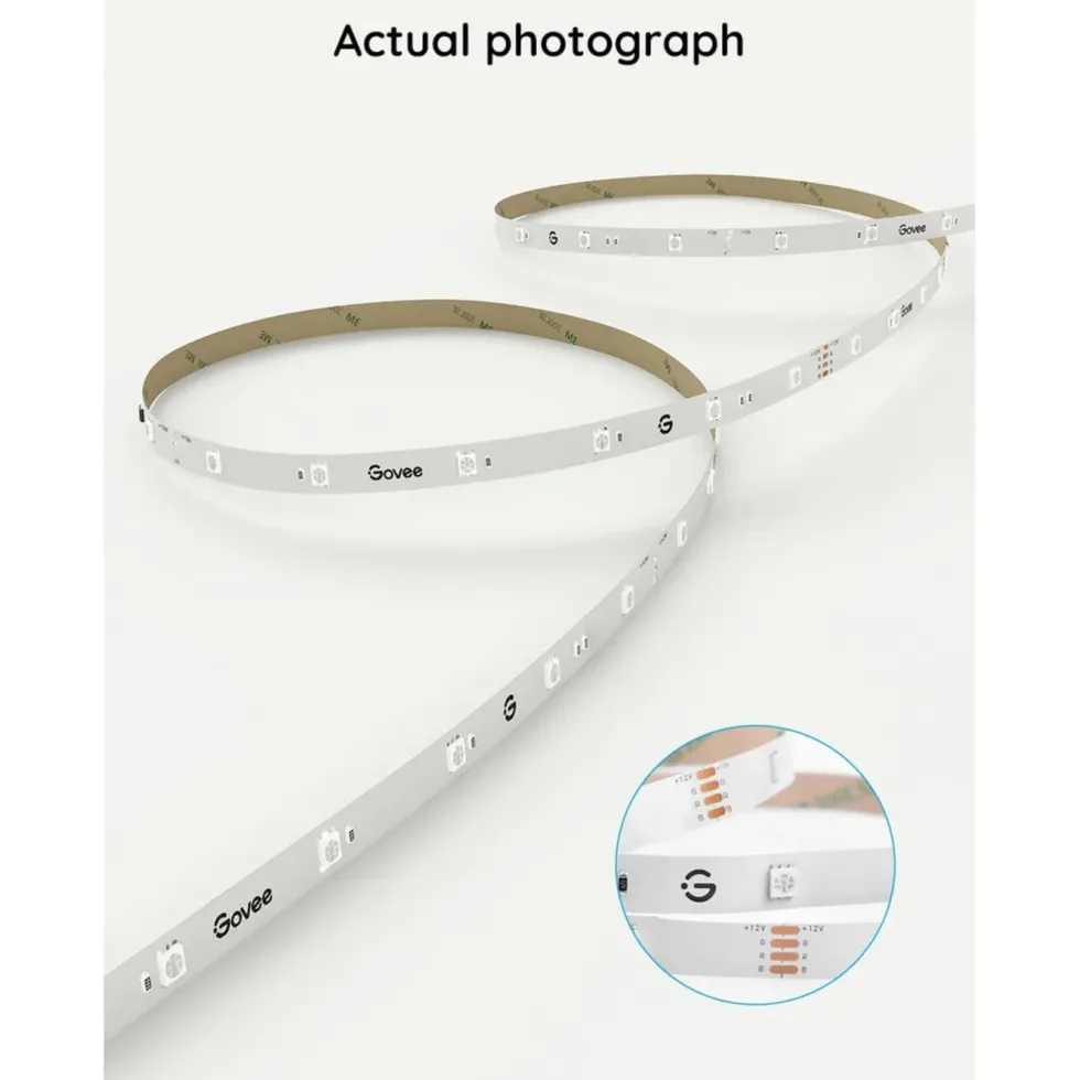 Govee RGB Smart LED-list med wifi og Bluetooth 5 m