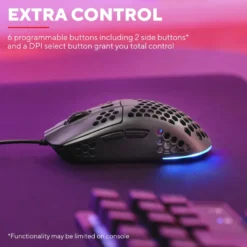 GXTrust GXT928 Helox Ultra-lightweight Gaming Mouse Svart