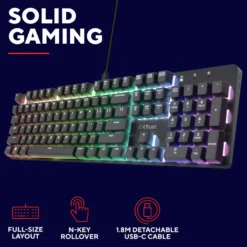 GXTrust GXT 871 Zora Mekanisk gamingtastatur