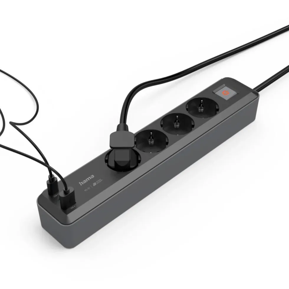 Hama Grenuttak med USB-C/A 65 W PD 4-uttak