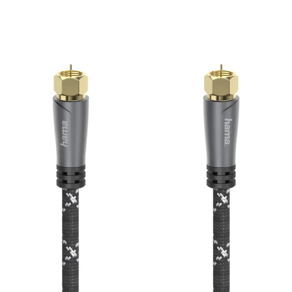 Hama SAT-antennekabel med F-kontakt 120 dB 3 m