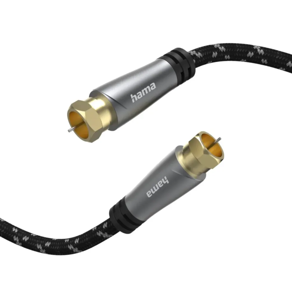 Hama SAT-antennekabel med F-kontakt 120 dB 3 m