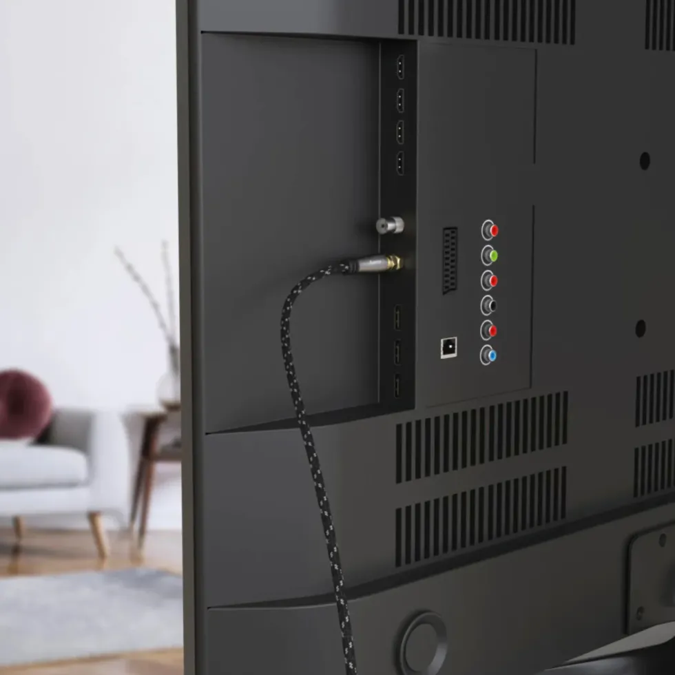 Hama SAT-antennekabel med F-kontakt 120 dB 3 m