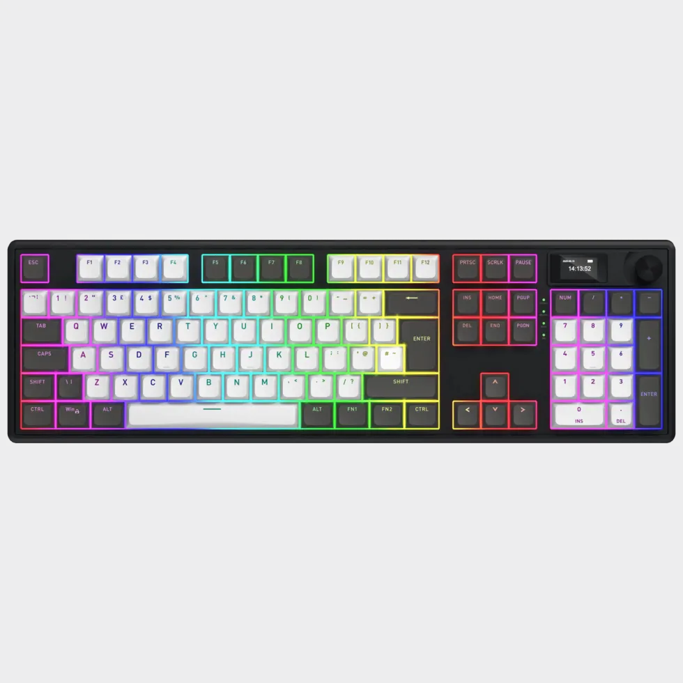 Hator Skyfall 100 Pro trådløst gamingtastatur Grå