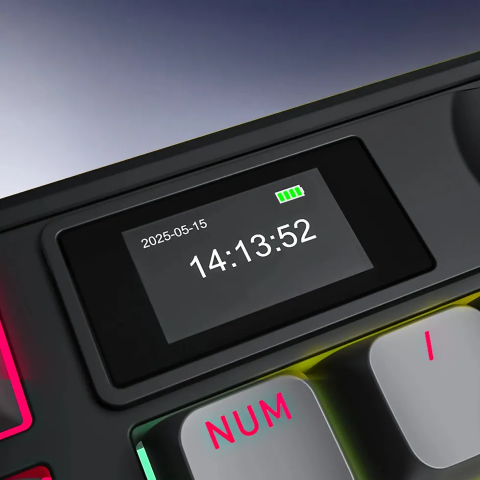 Hator Skyfall 100 Pro trådløst gamingtastatur Grå