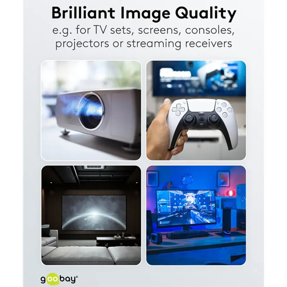 HDMI™-forlengelseskabel 4K/60 Hz 3 m