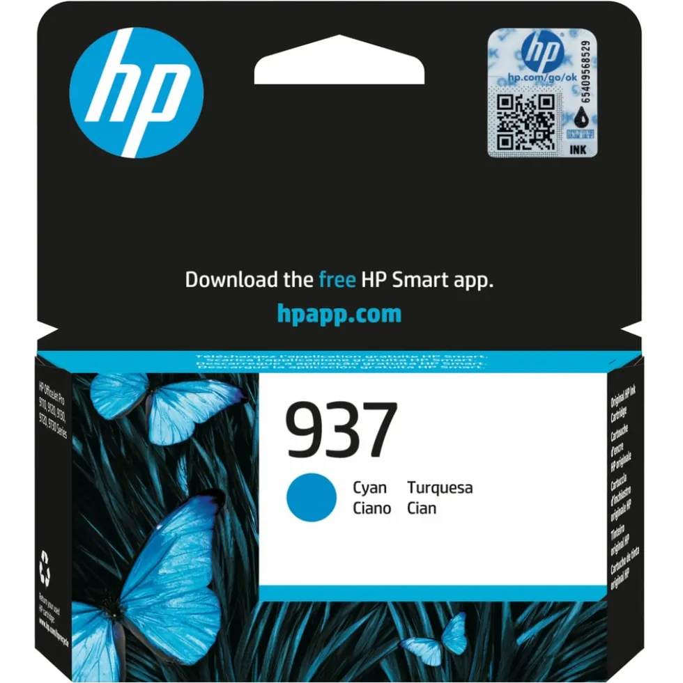 HP 937 Blekkpatron - Cyan