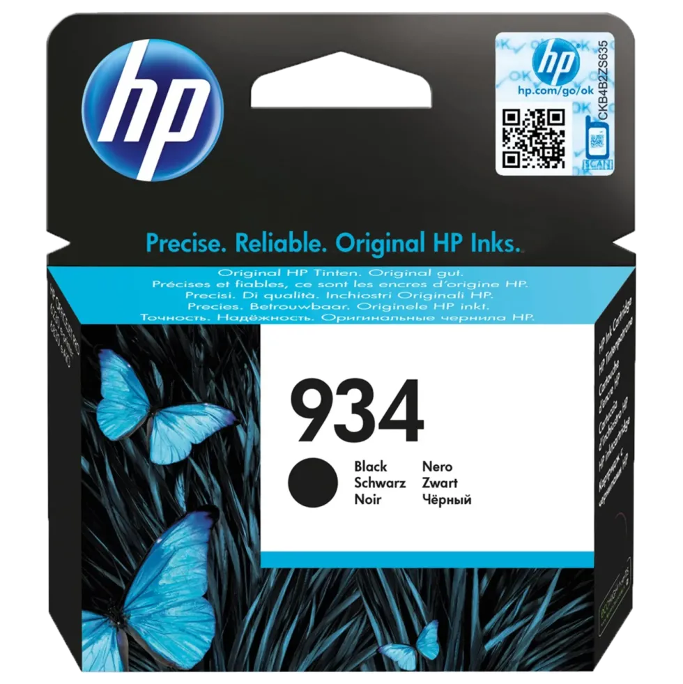 HP 934 blekkpatron, svart