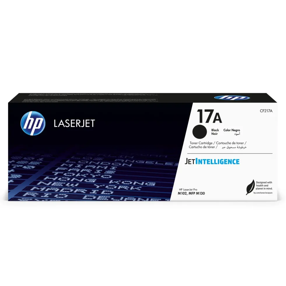 HP Toner 17A Svart