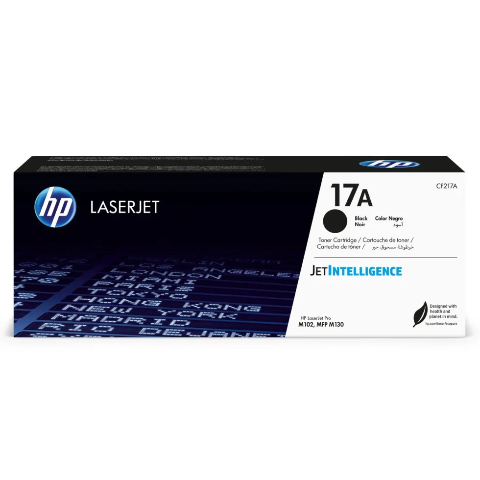 HP Toner 17A Svart