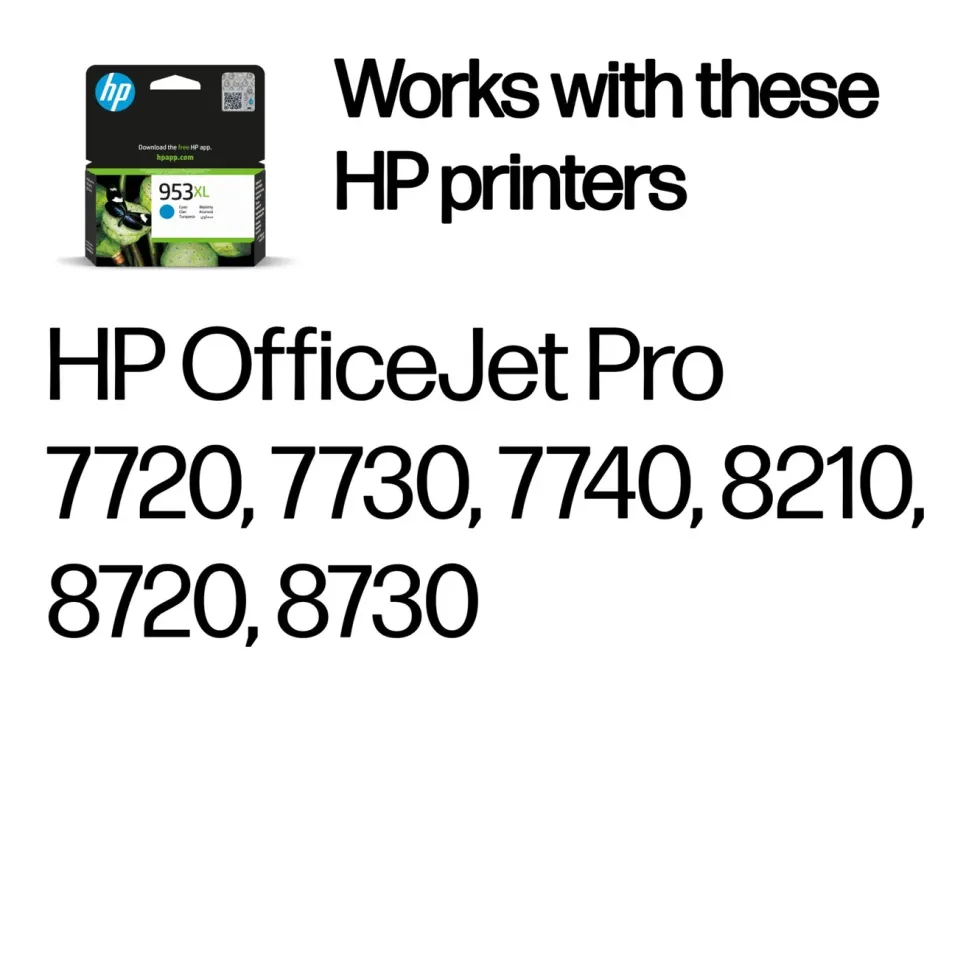HP 953XL Blekkpatron - Cyan