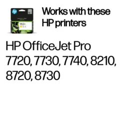 HP 953XL Blekkpatron - Gul