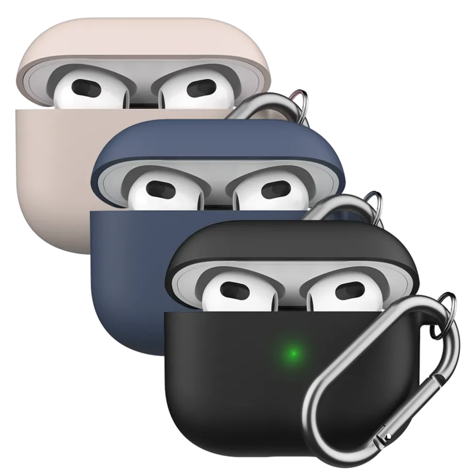 HybridShell Airpods Series 3-etui (2021) Svart