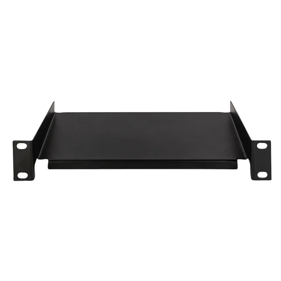 10"-hylle 1U, svart