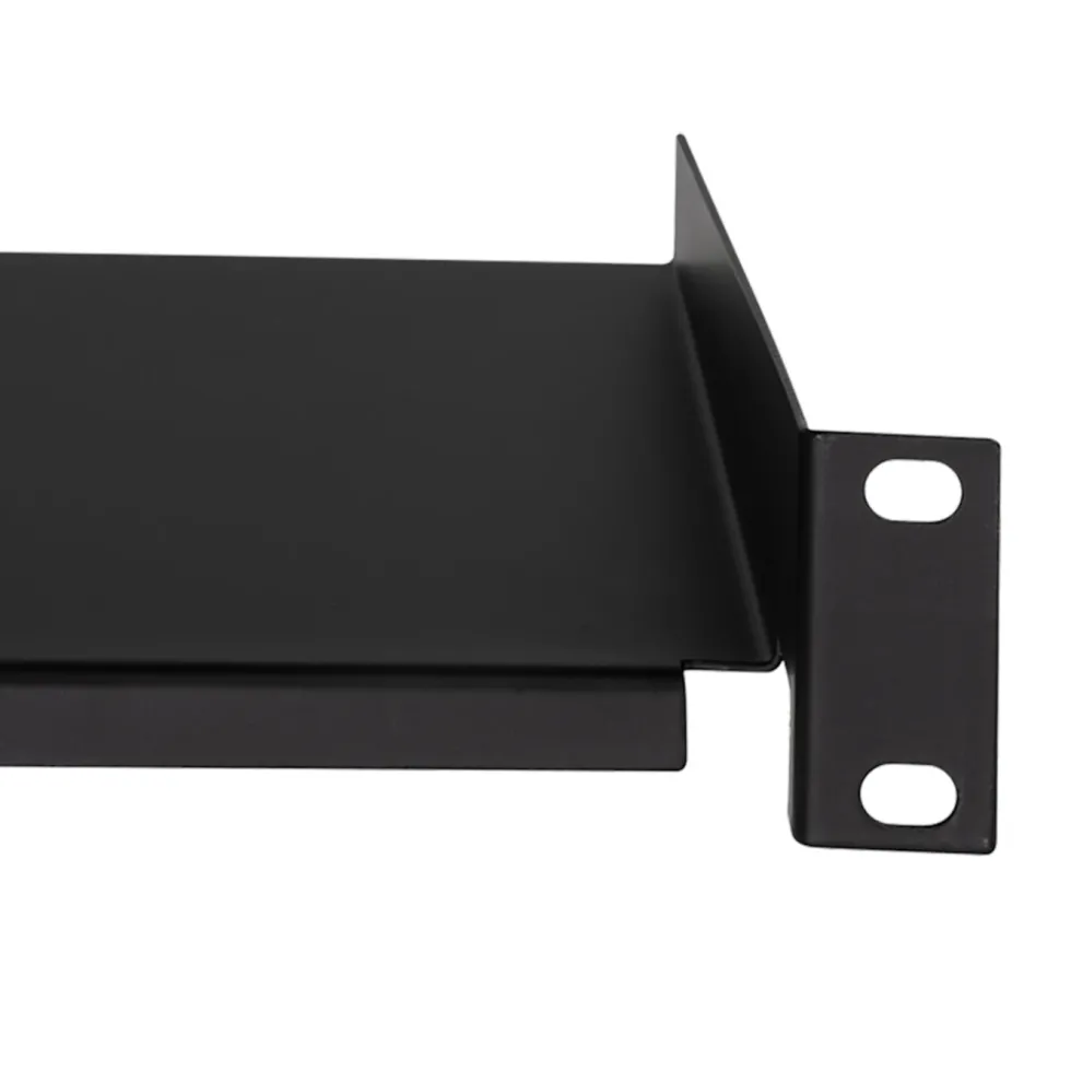 10"-hylle 1U, svart