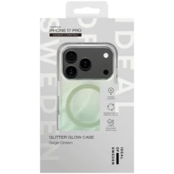 IDEAL OF SWEDEN Clear MagSafe Case – mobildeksel til iPhone 17 Pro Sage Green
