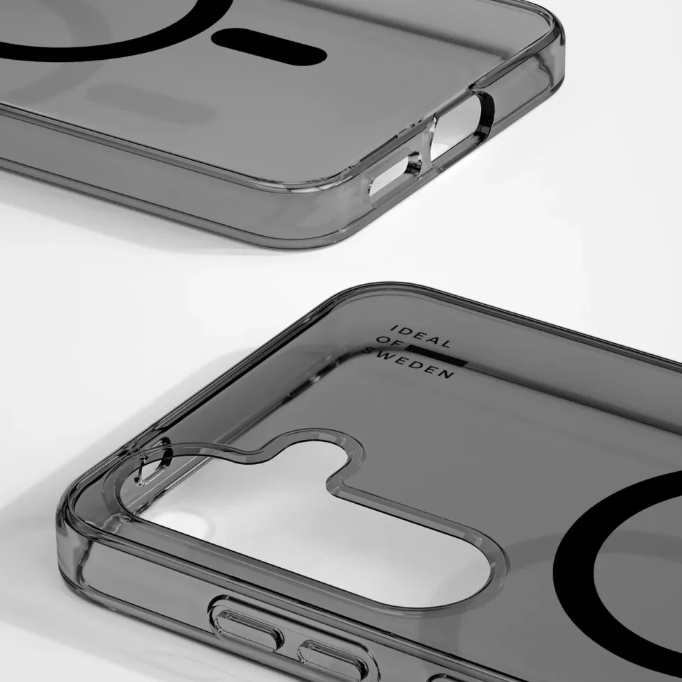 IDEAL OF SWEDEN Clear MagSafe Case – mobildeksel til Galaxy S24/S25 Tinted Black