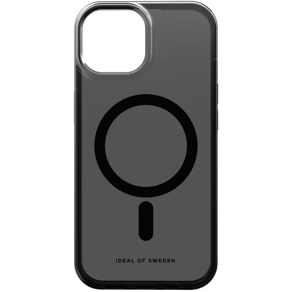 IDEAL OF SWEDEN Clear MagSafe Case – mobildeksel til iPhone 13, 14, 15, 16e og 17e Tinted Black