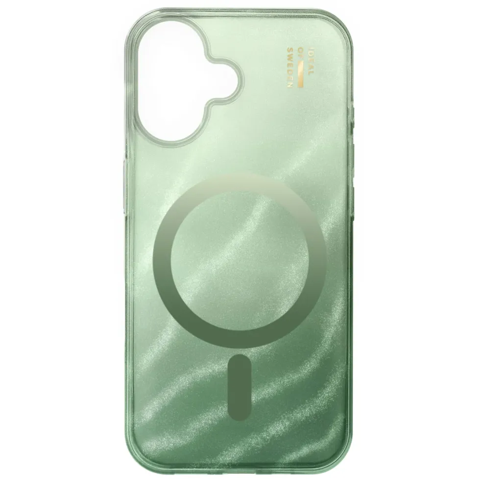 IDEAL OF SWEDEN Clear MagSafe Case – mobildeksel til iPhone 16 Sage Green