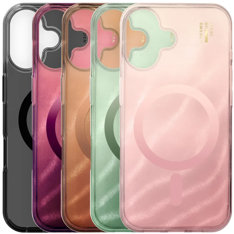 IDEAL OF SWEDEN Clear MagSafe Case – mobildeksel til iPhone 16 Sage Green
