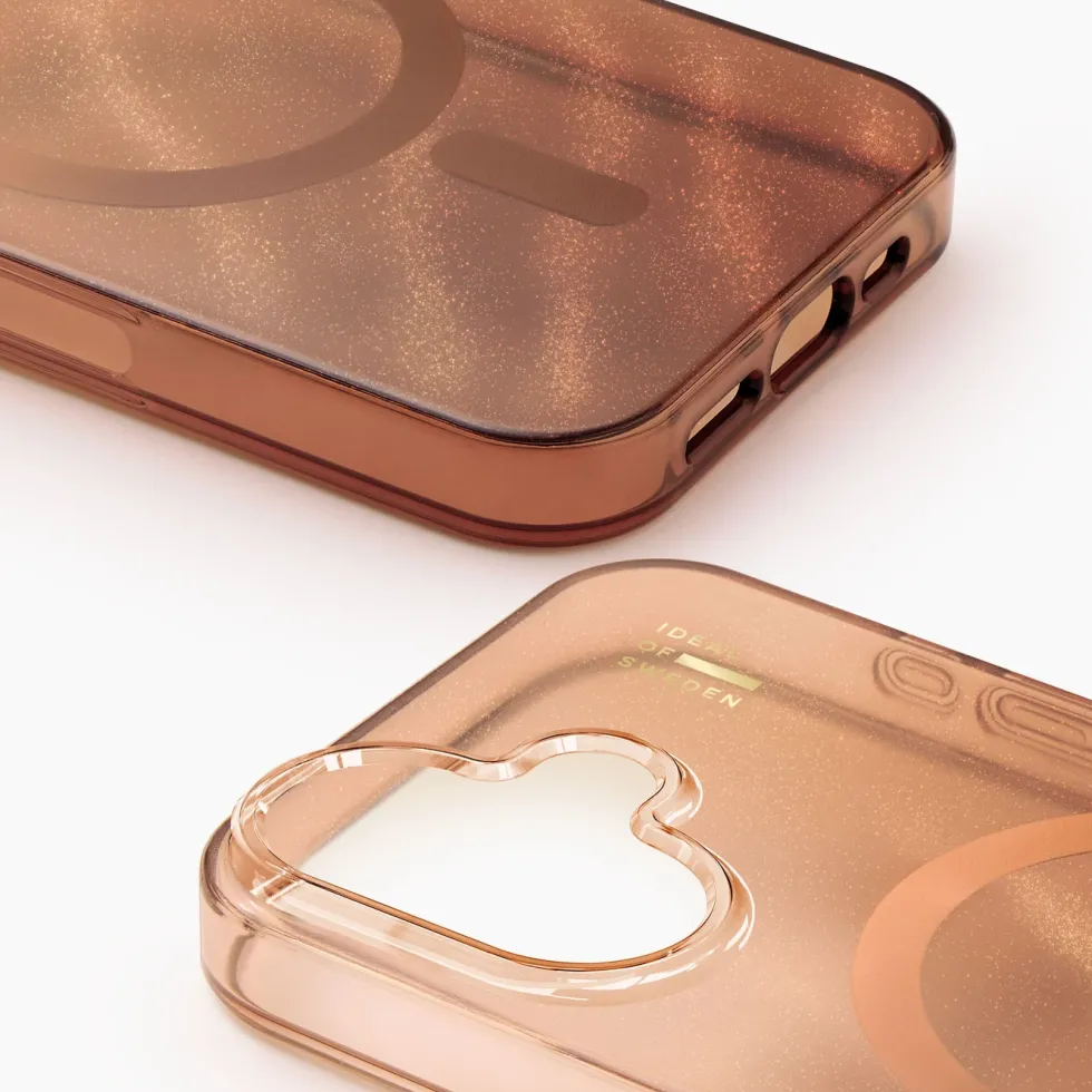 IDEAL OF SWEDEN Clear MagSafe Case – mobildeksel til iPhone 17 Mocha Mousse
