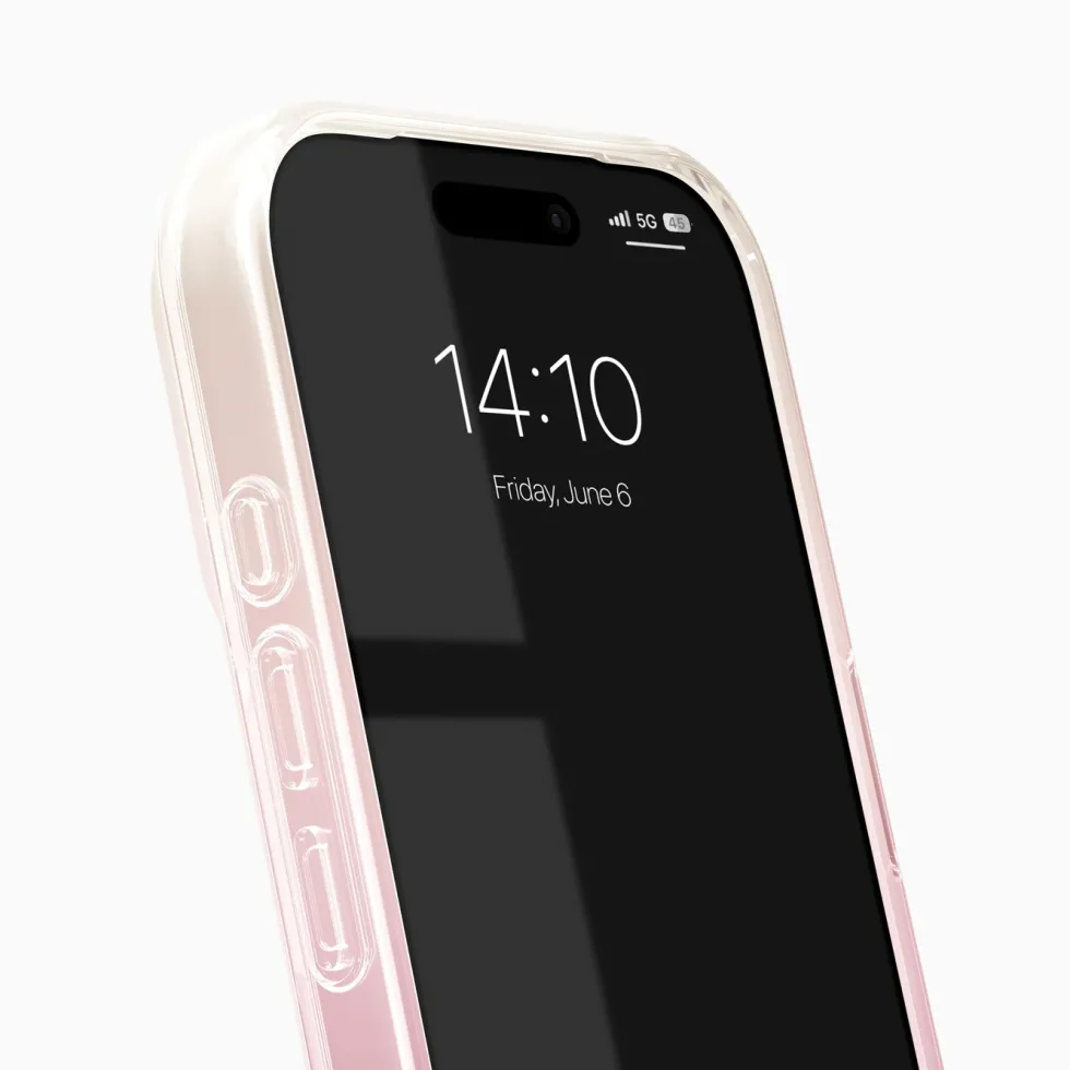 IDEAL OF SWEDEN Clear MagSafe Case – mobildeksel til iPhone 17 Pro Max Rose Blush