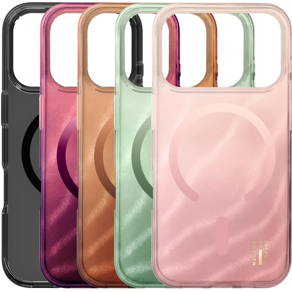IDEAL OF SWEDEN Clear MagSafe Case – mobildeksel til iPhone 17 Pro Max Rose Blush