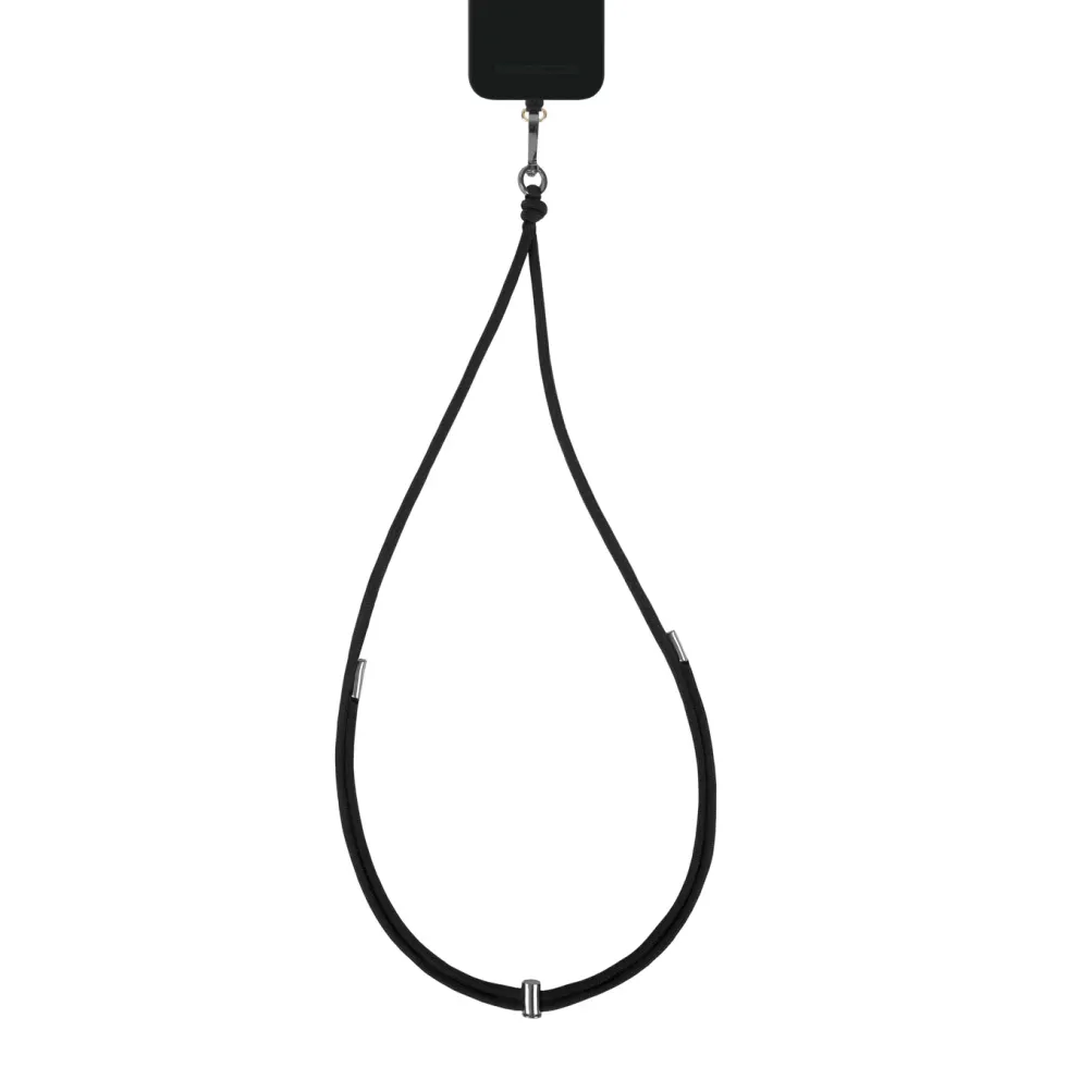 IDEAL OF SWEDEN Cord Phone Strap – justerbar mobilreim Svart