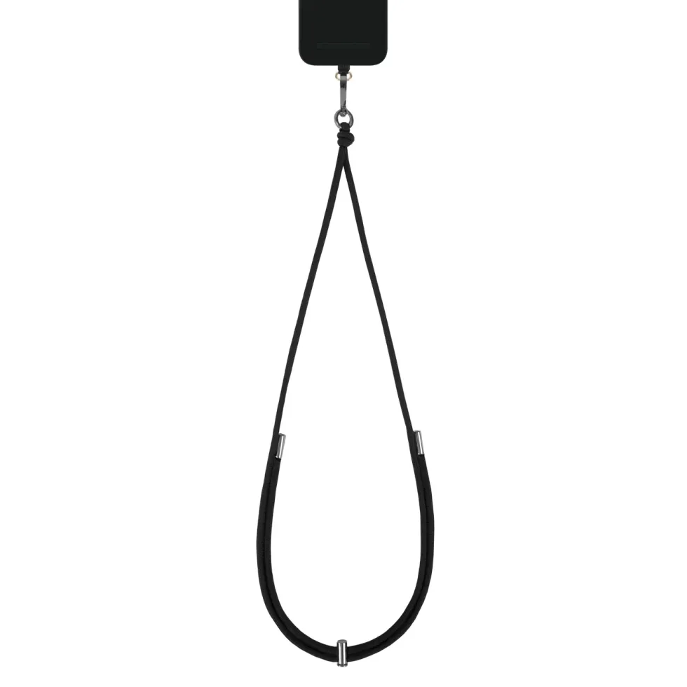IDEAL OF SWEDEN Cord Phone Strap – justerbar mobilreim Svart