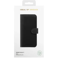 IDEAL OF SWEDEN Magnet Wallet+ for iPhone 15 Svart