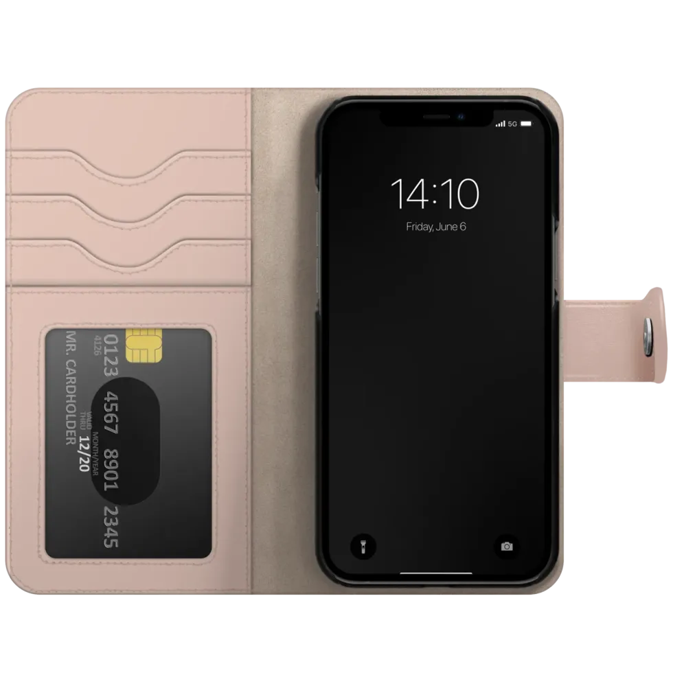 IDEAL OF SWEDEN Magnet Wallet+ lommebokdeksel iPhone 12/12 Pro Rosa