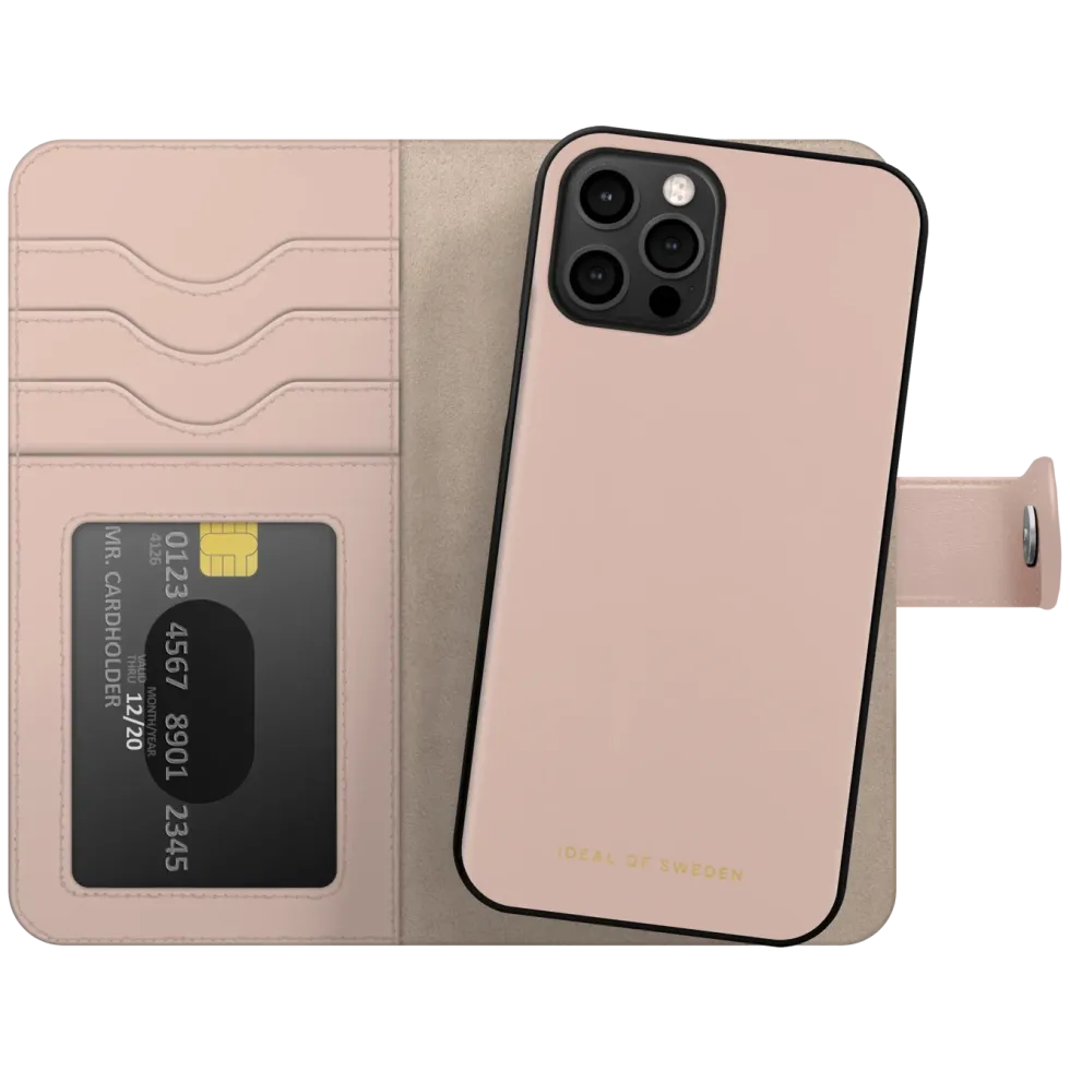 IDEAL OF SWEDEN Magnet Wallet+ lommebokdeksel iPhone 12/12 Pro Rosa