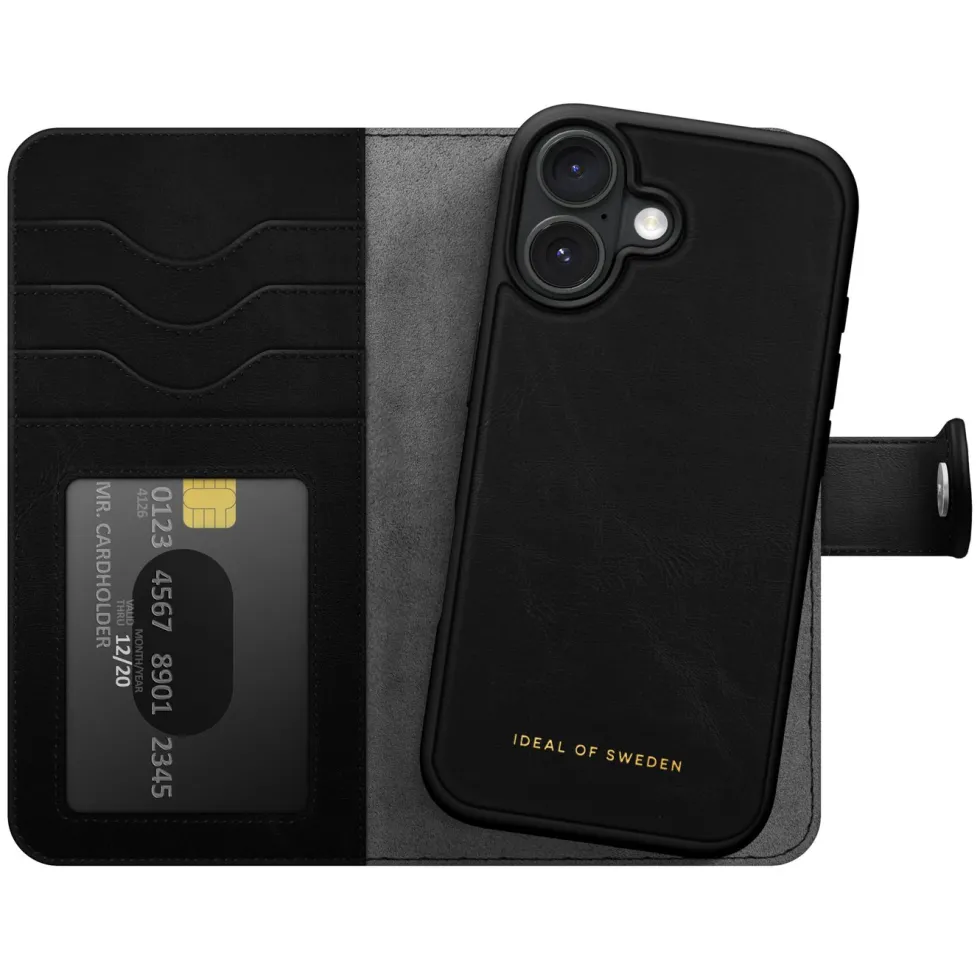 IDEAL OF SWEDEN Magnet Wallet+ - lommebokdeksel til iPhone 17 Black