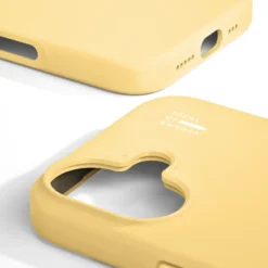 IDEAL OF SWEDEN Silicone MagSafe Case – mobildeksel til iPhone 17 Soft Lemon