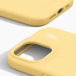 IDEAL OF SWEDEN Silicone MagSafe Case – mobildeksel til iPhone 13, 14, 15, 16e og 17e Soft Lemon