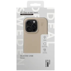 IDEAL OF SWEDEN Silicone MagSafe Case – mobildeksel til iPhone 16 Pro Perfect Beige