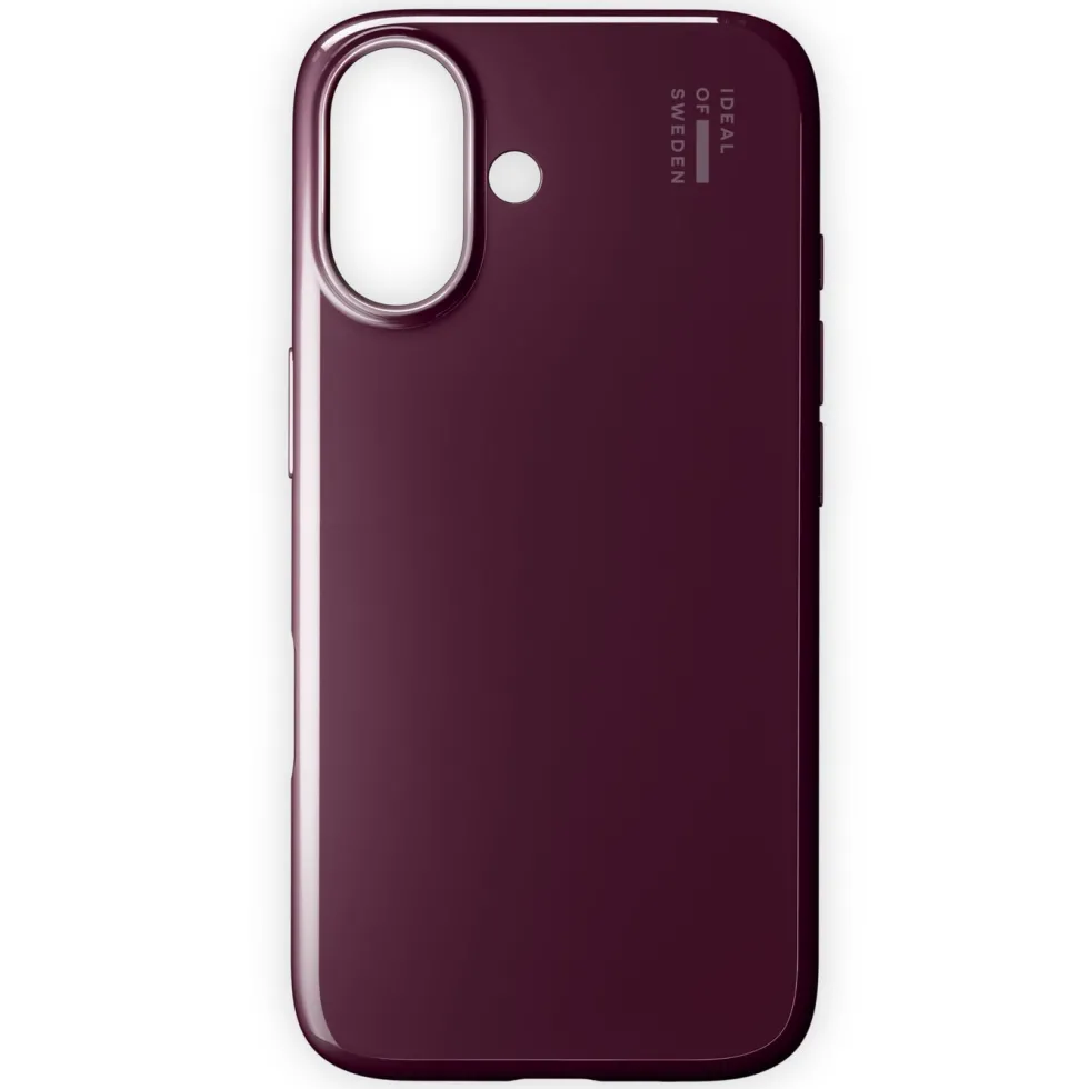 IDEAL OF SWEDEN Slim MagSafe Case – mobildeksel til iPhone 16 Glossy Cherry
