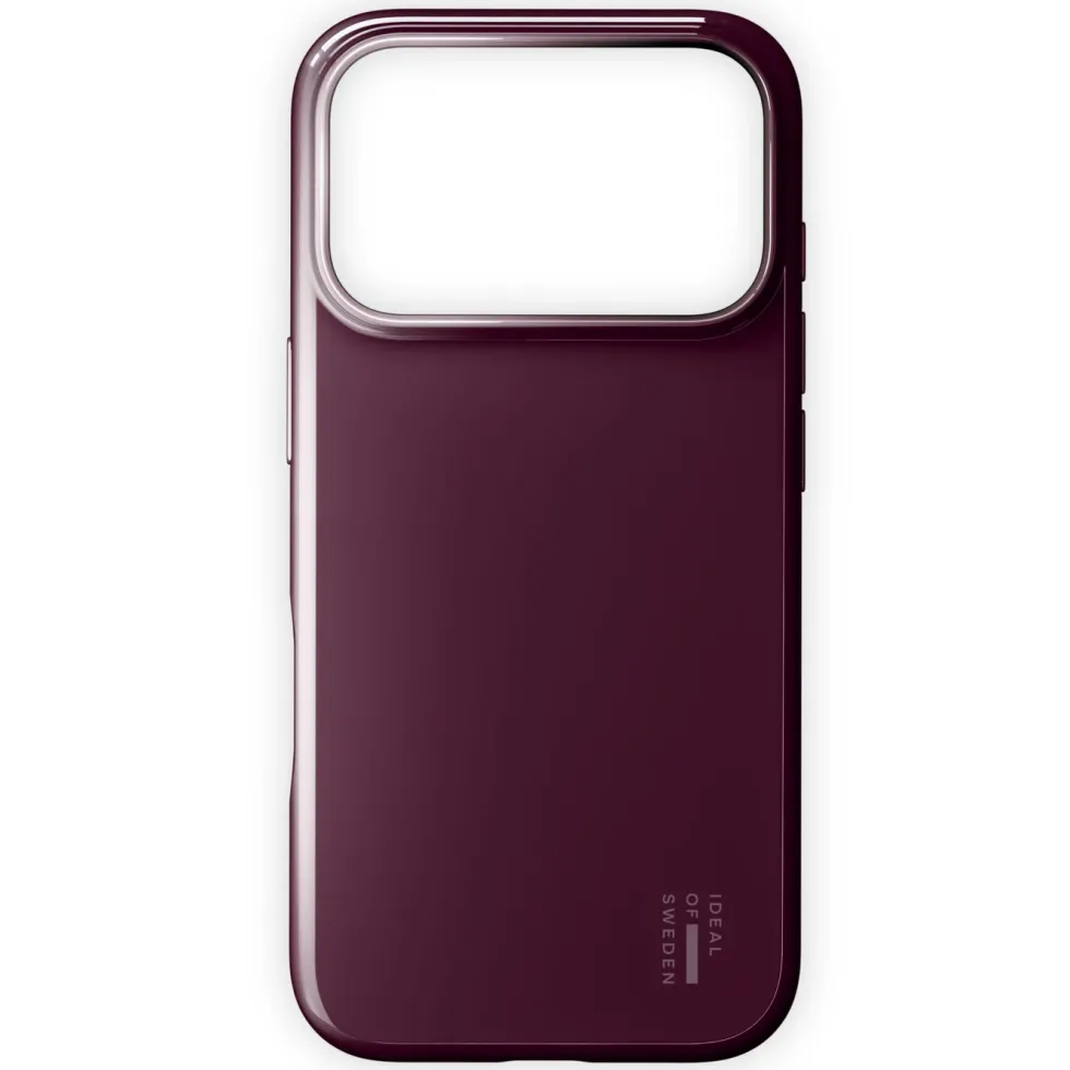 IDEAL OF SWEDEN Slim MagSafe Case – mobildeksel til iPhone 17 Pro Max Glossy Cherry