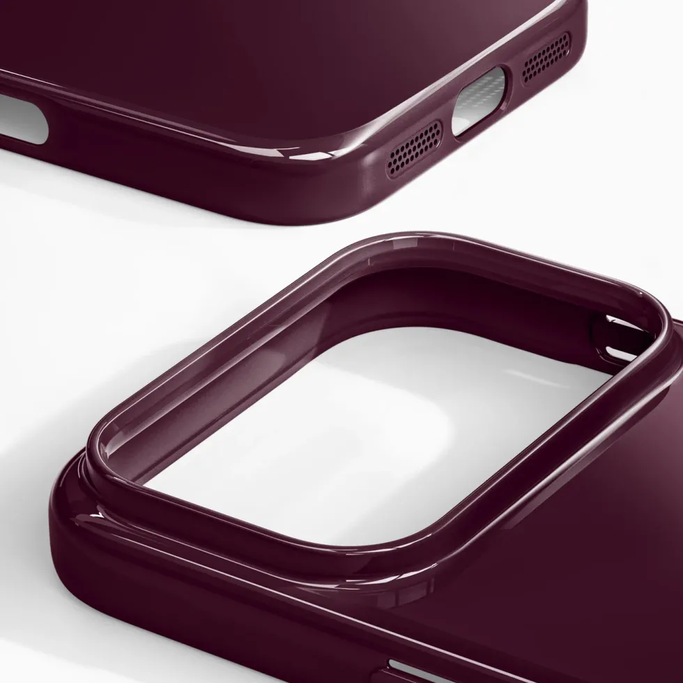 IDEAL OF SWEDEN Slim MagSafe Case – mobildeksel til iPhone 17 Pro Max Glossy Cherry