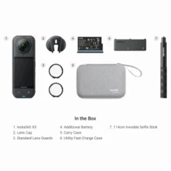 Insta360 X5 Essentials Bundle – actionkamera med 360° video