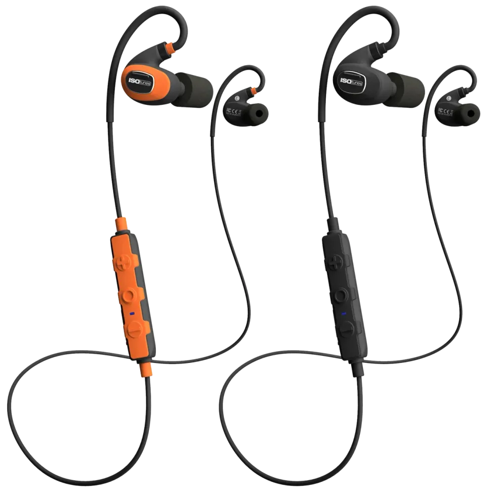 Isotunes Pro 2.0 Hørselvern med Bluetooth Oransje EN352