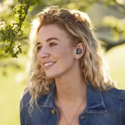 Jabra Elite 4 Trådløse hodetelefoner Navy